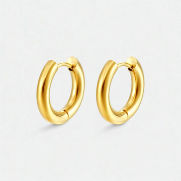 Plain Huggie Hoops
