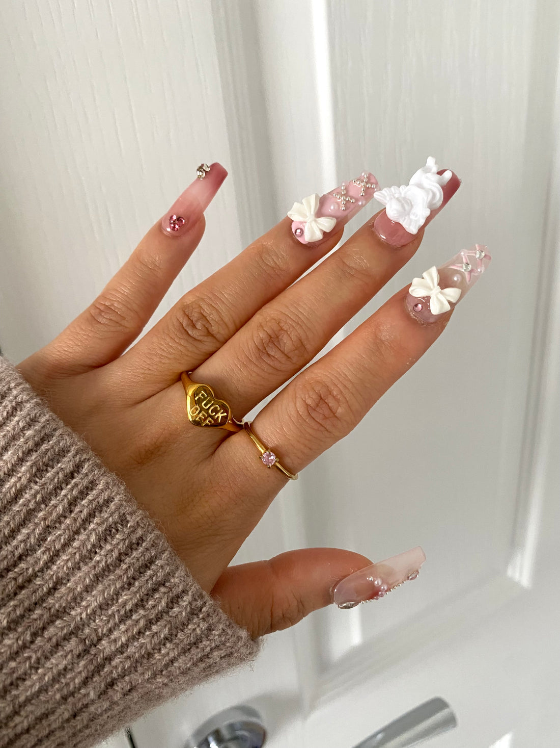F Off with Love Ring