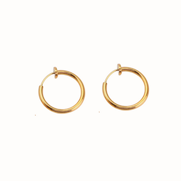 Clip-on Hoop Earrings - Pain-free & Tarnish-free