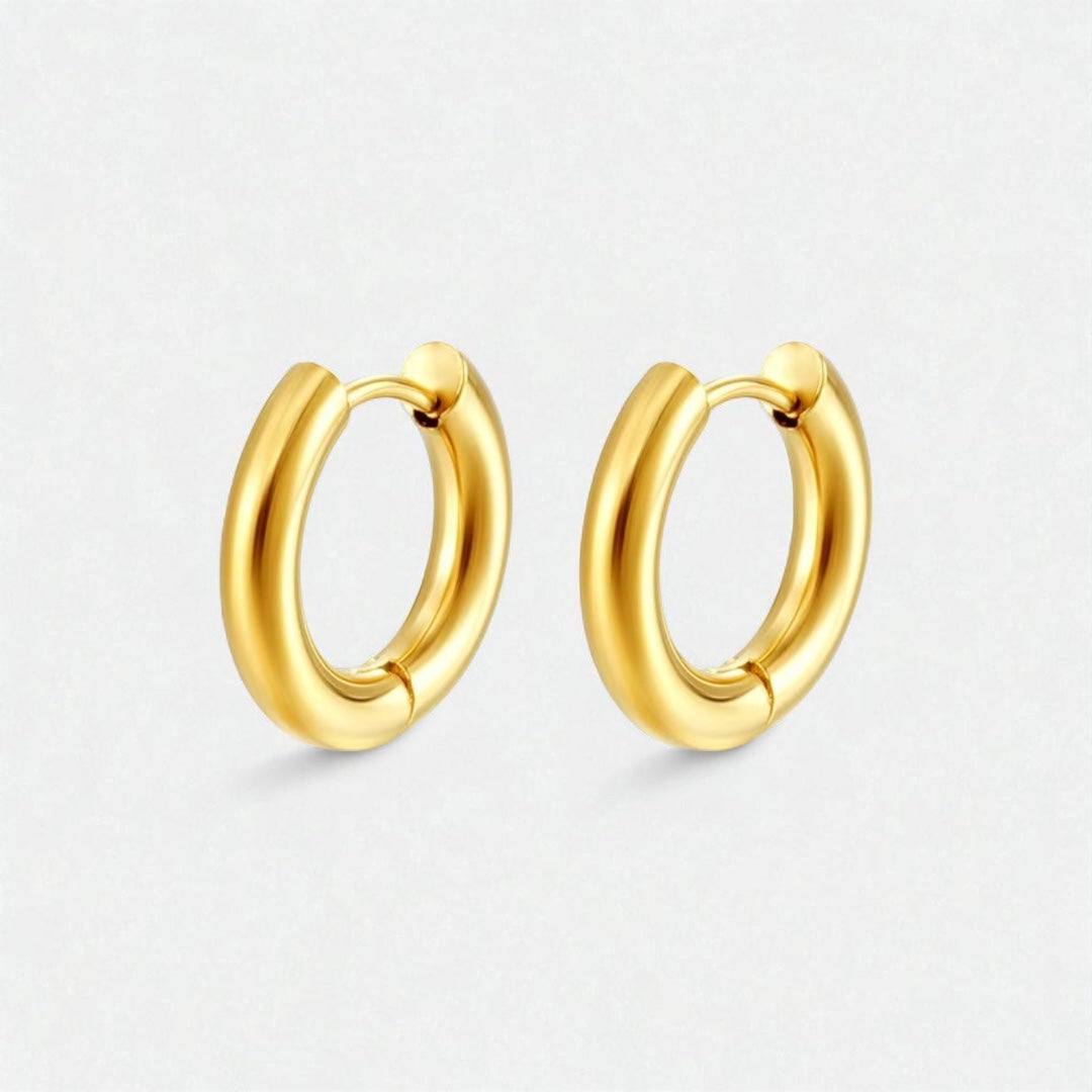 Plain Huggie Hoops