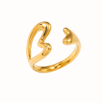 Double Love Adjustable Ring