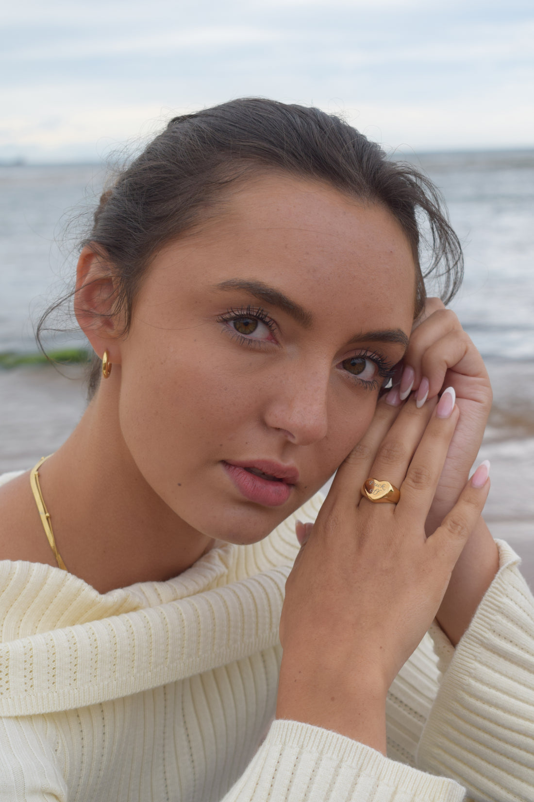 Plain Huggie Hoops