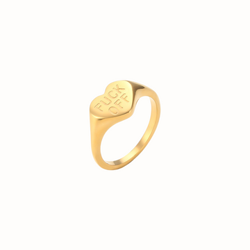 F Off with Love Ring